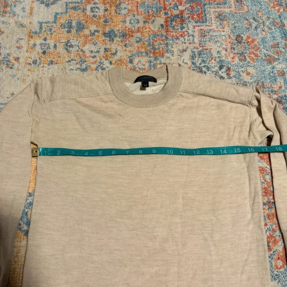 J.Crew cotton-wool cream crewneck sweater